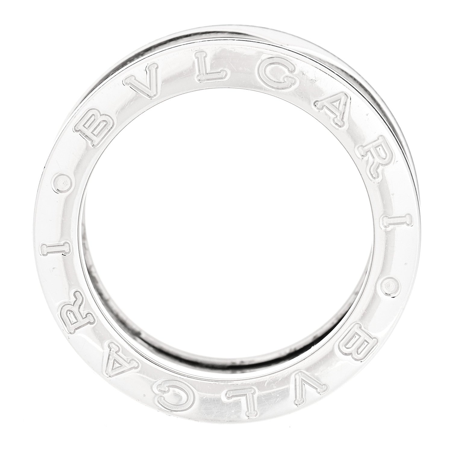 Bulgari 18K White Gold B.Zero1 Three-Band Ring 48 4.5 4 of 5