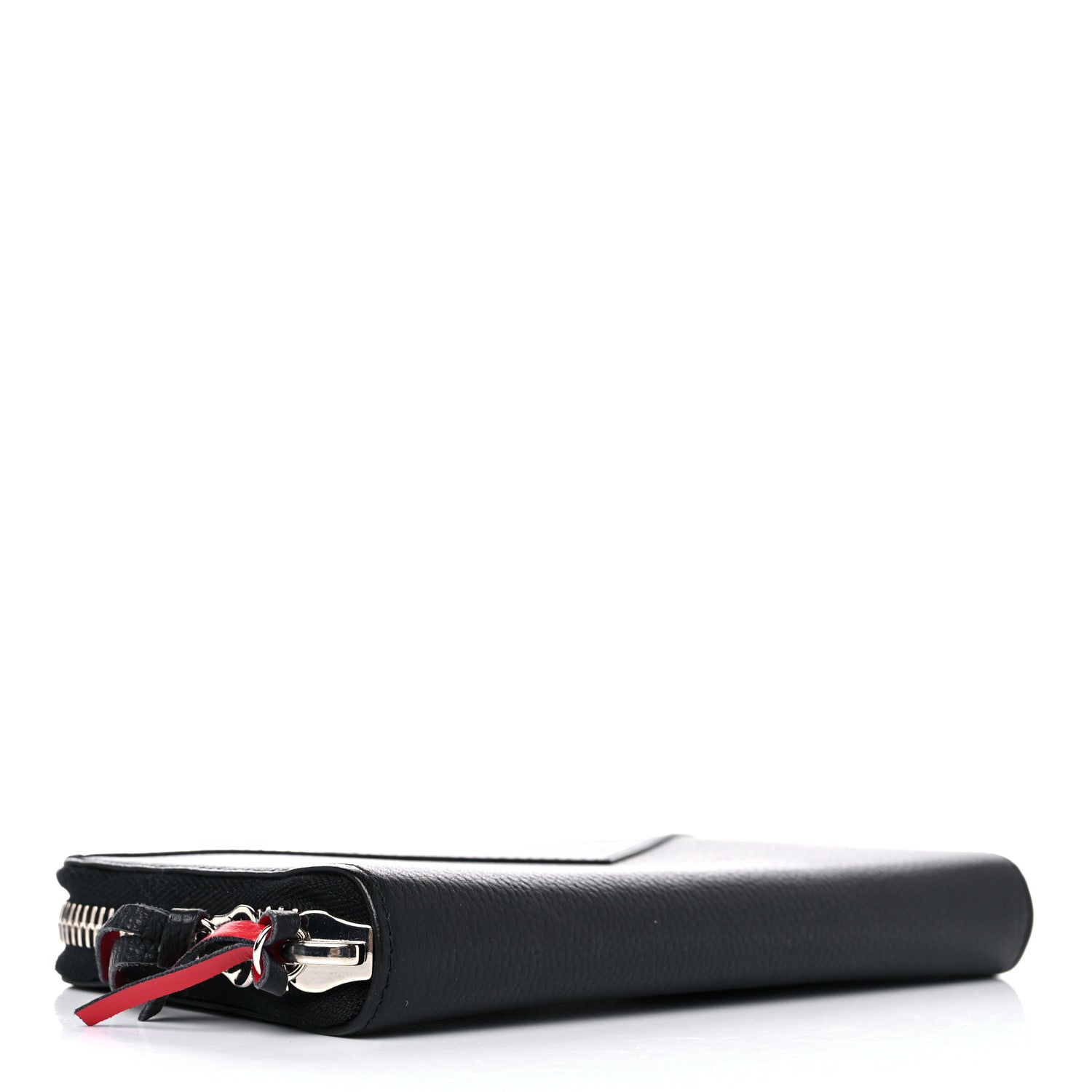 Balenciaga Calfskin Continental Zip Around Wallet Black 4 of 7