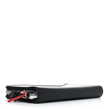 Balenciaga Calfskin Continental Zip Around Wallet Black 4 of 7
