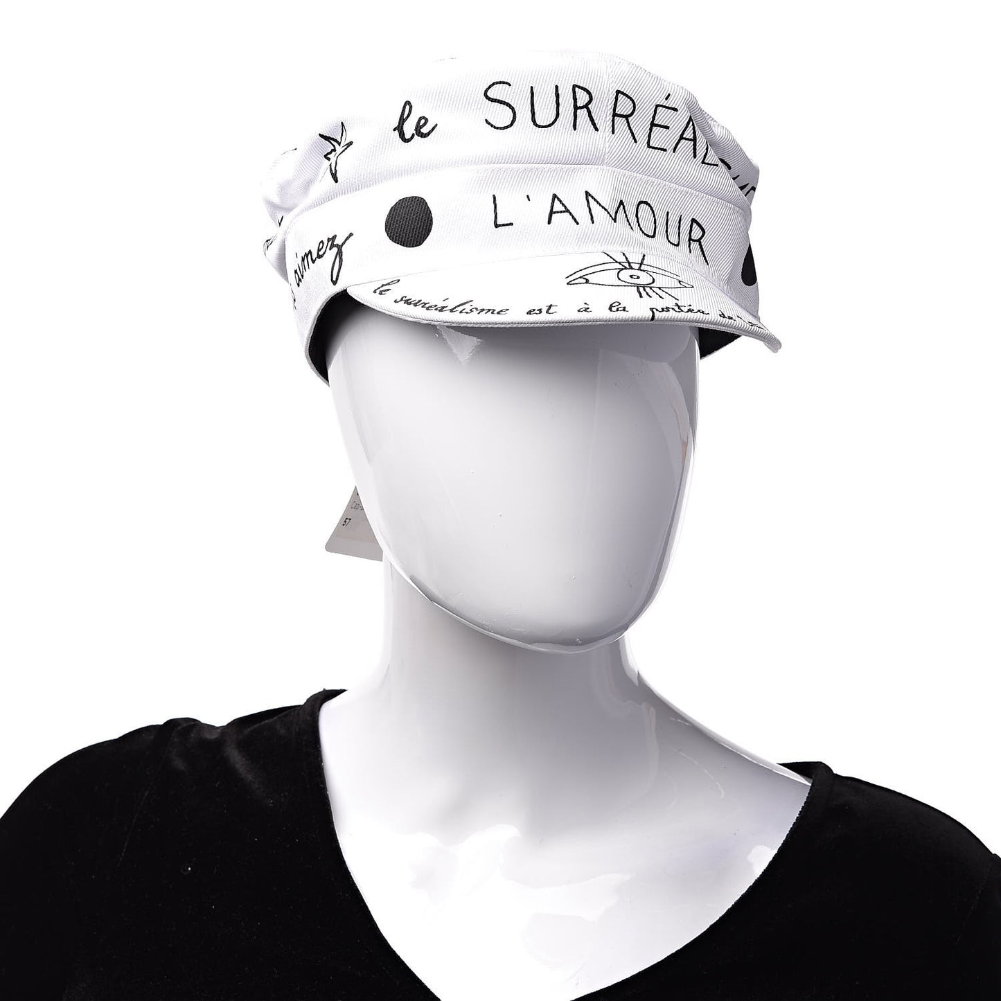 Daydream Print Cap Hat 57 White