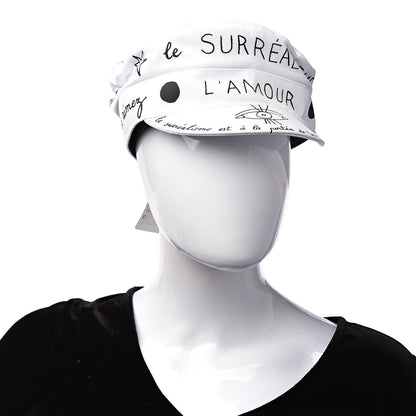 Christian Dior Daydream Print Cap Hat 57 White 2 of 9