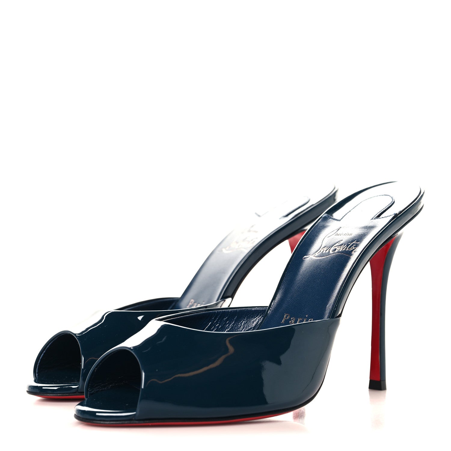 Christian Louboutin Patent Me Dolly 100 Sandals 39 Last Night 4 of 9