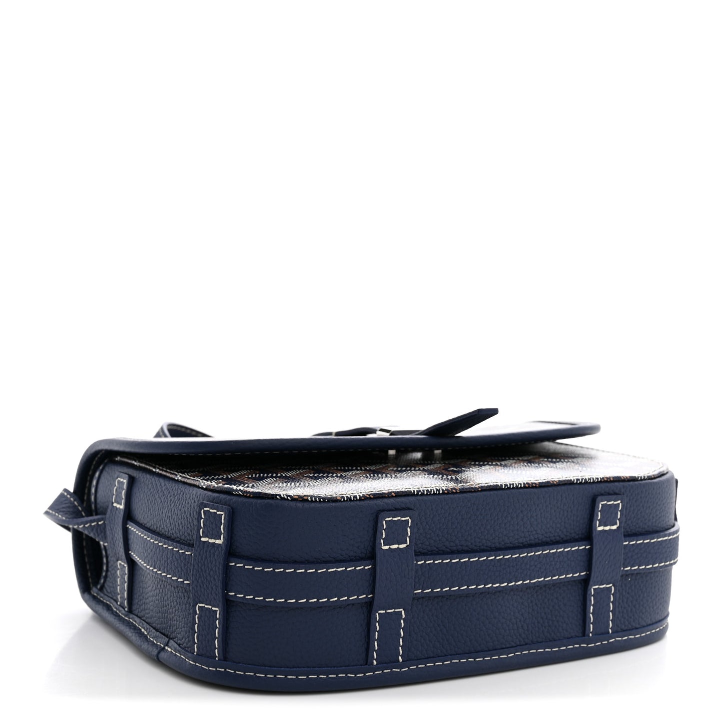 Goyardine Belvedere II PM Messenger Bag Navy