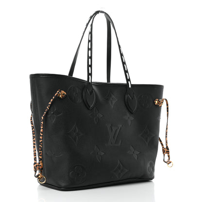 Louis Vuitton Empreinte Monogram Giant Wild At Heart Neverfull MM Black 4 of 11