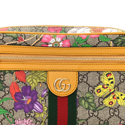 Gucci GG Supreme Monogram Flora Medium Ophidia Belt Bag Beige Multicolor Crop 8 of 9