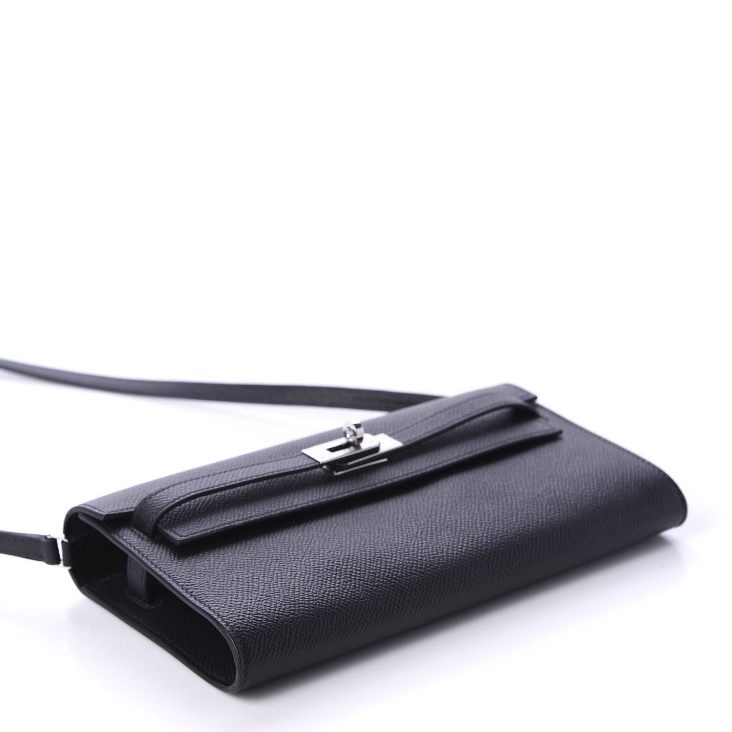 Hermes Epsom Kelly Wallet To Go Black 4 of 10