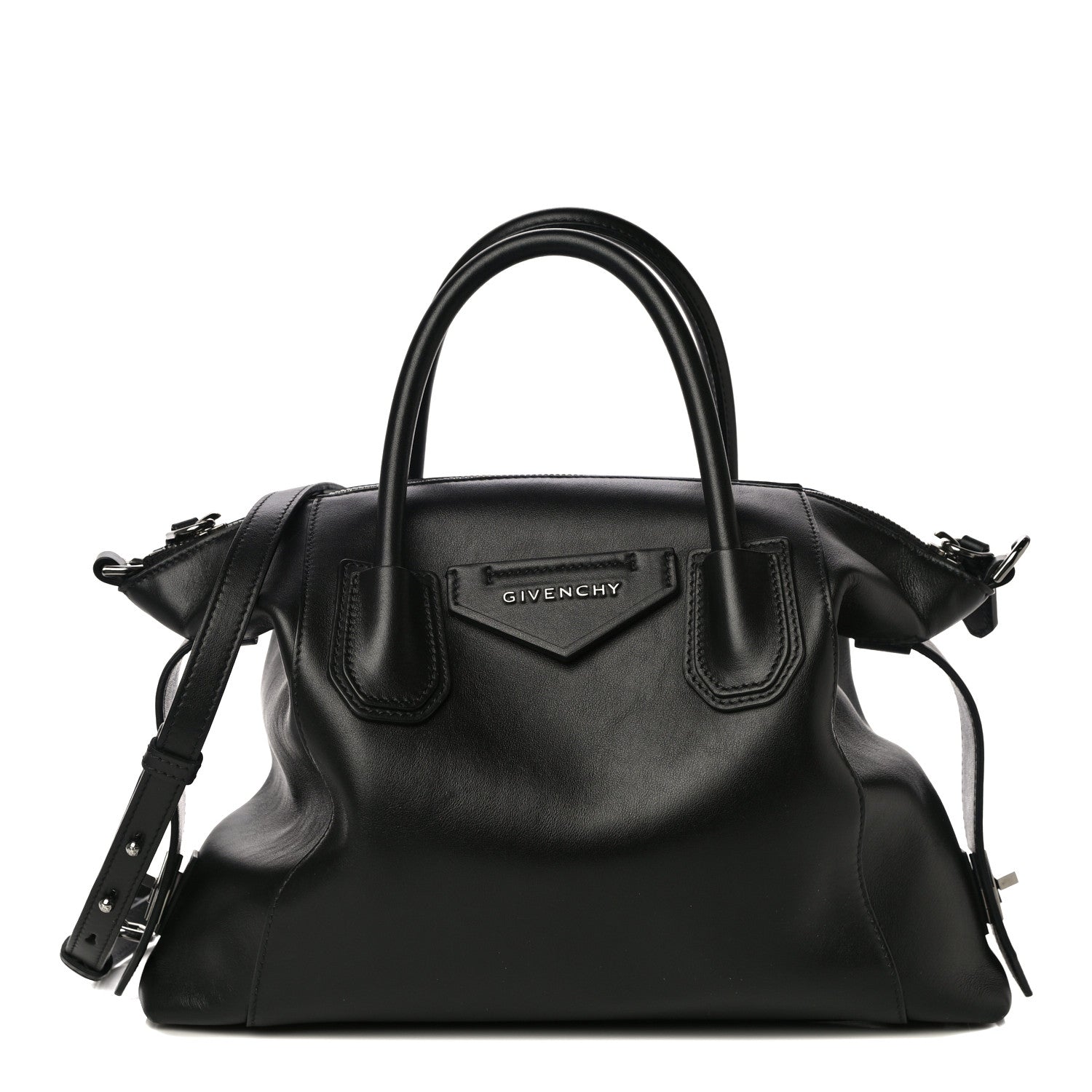 Givenchy Smooth Calfskin Small Soft Antigona Black 1 of 8