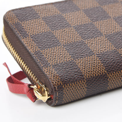Louis Vuitton Damier Ebene Clemence Wallet Cherry 5 of 9