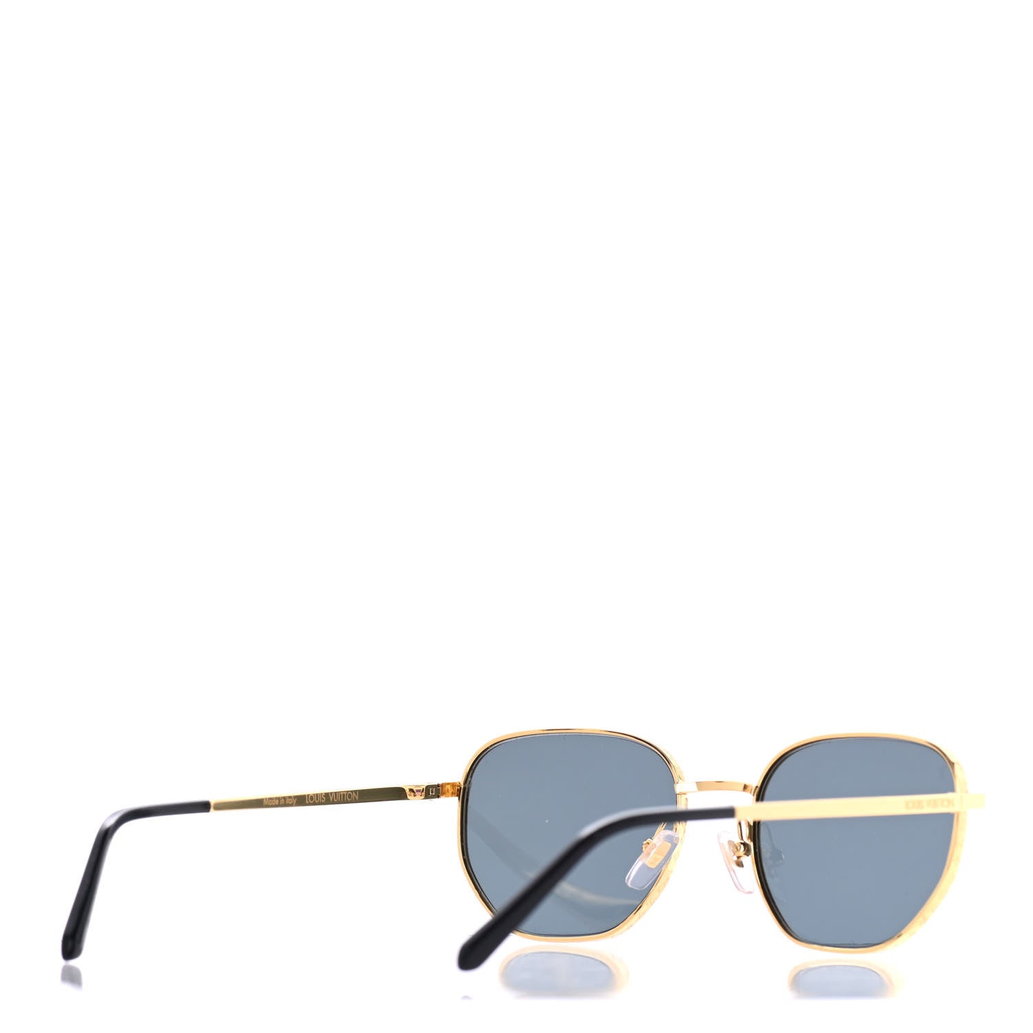 Louis Vuitton LV Catch Round Sunglasses Z1352W Gold 4 of 6