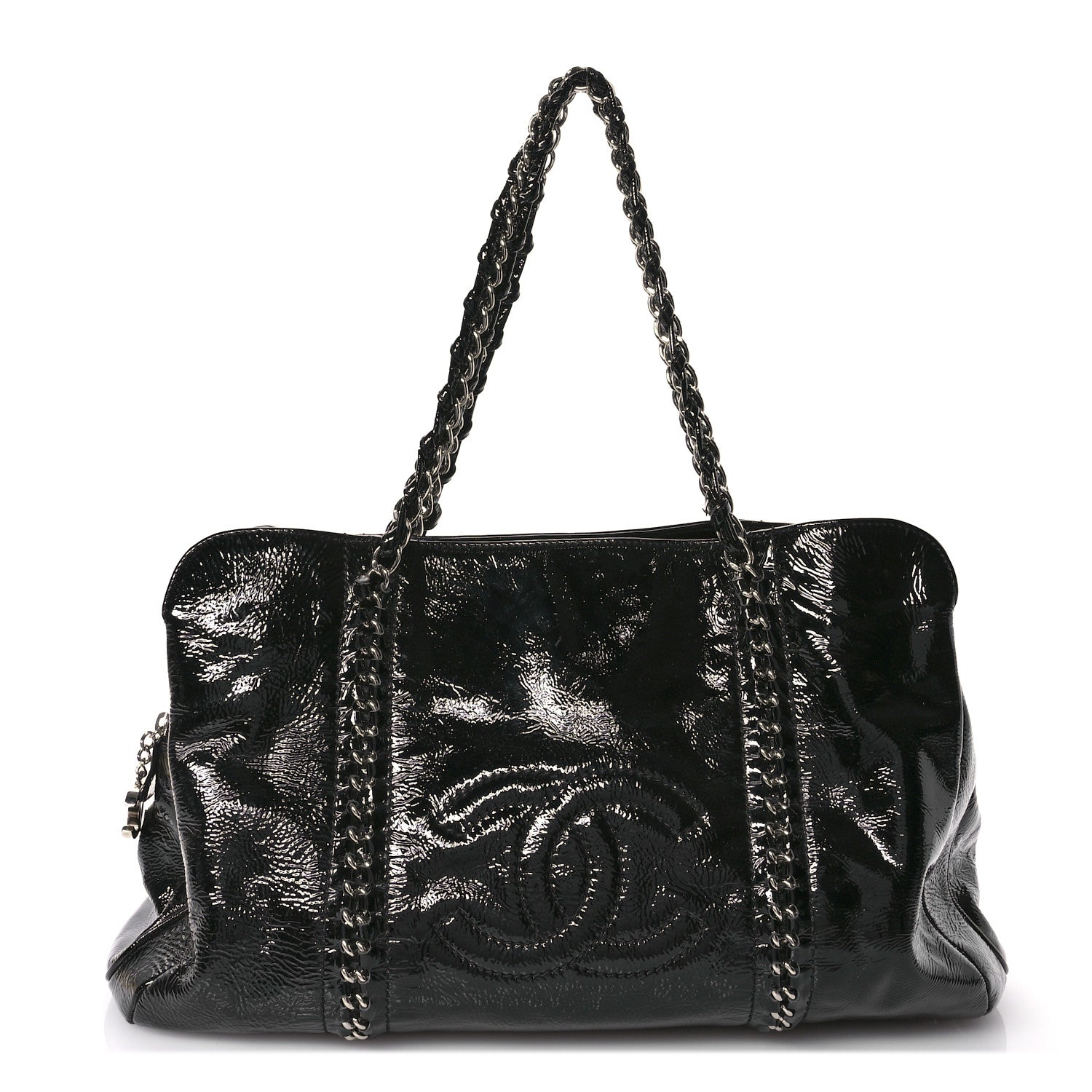 Chanel Patent Calfskin Large Luxe Ligne Tote Black 1 of 13