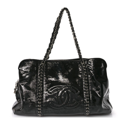 Chanel Patent Calfskin Large Luxe Ligne Tote Black 1 of 13