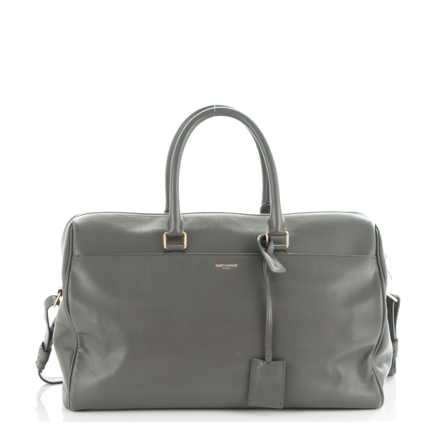 Saint Laurent Calfskin Classic Duffle 12 Fog 1 of 7