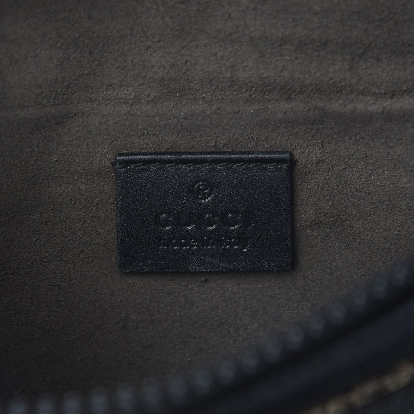 GG Supreme Monogram Belt Bag Black