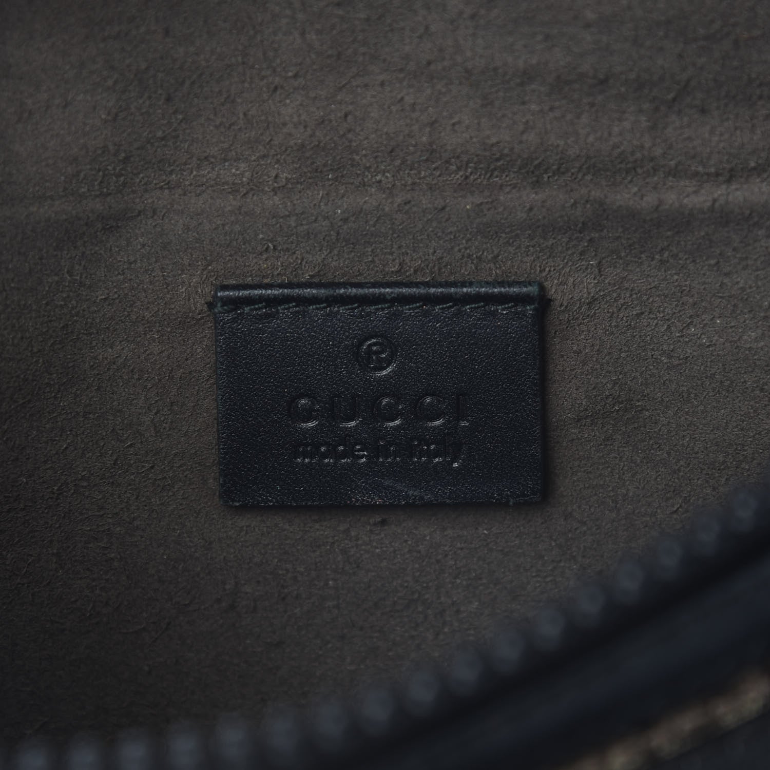Gucci GG Supreme Monogram Belt Bag Black 10 of 22