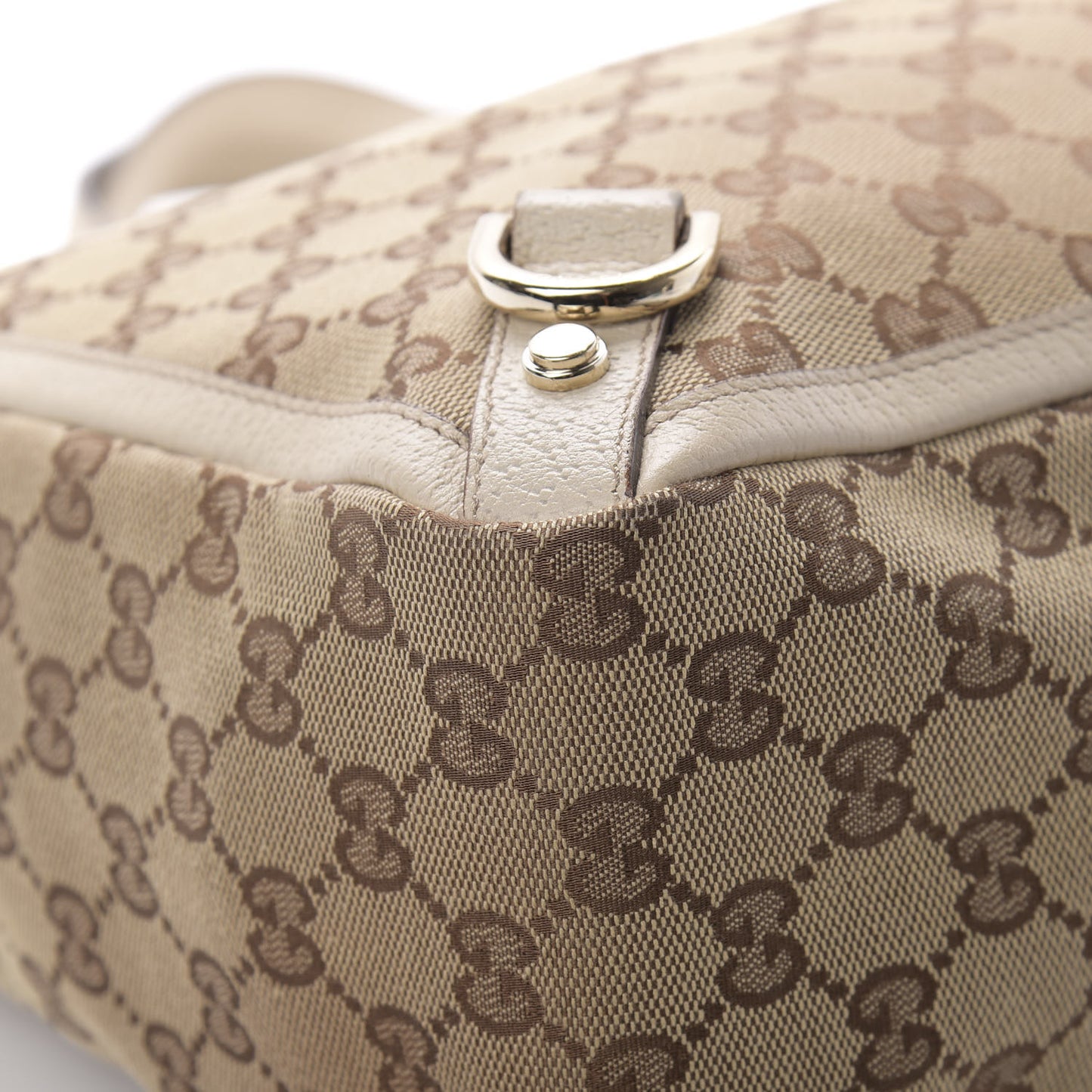 Monogram Large Abbey Tote Off White