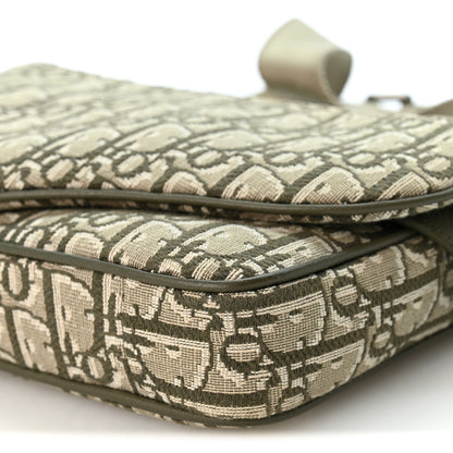 Christian Dior Oblique Saddle Triple Pouch Green 10 of 11