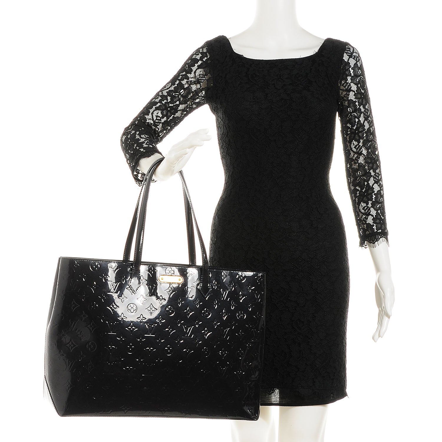 Louis Vuitton Vernis Wilshire GM Blue Infini 2 of 7