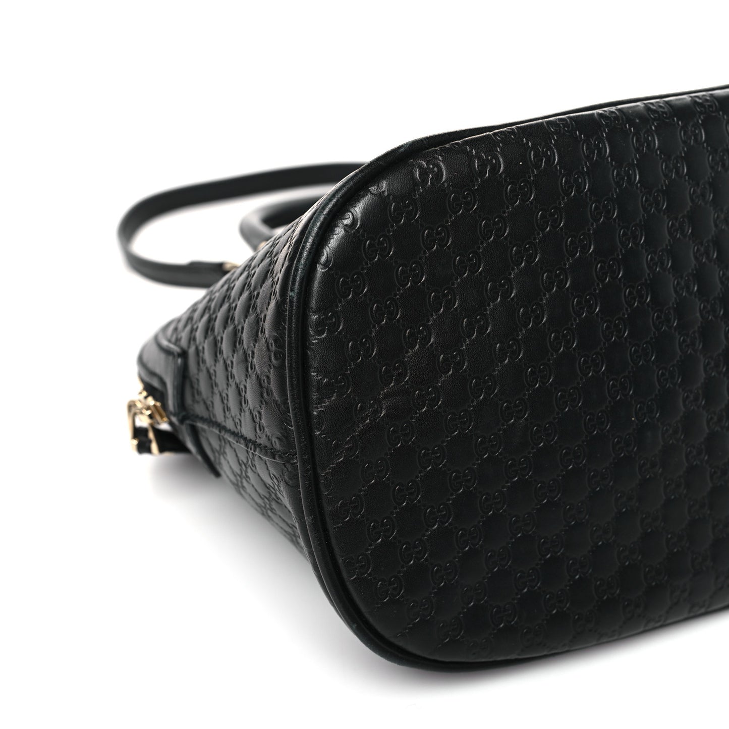 Microguccissima Medium Dome Bag Black