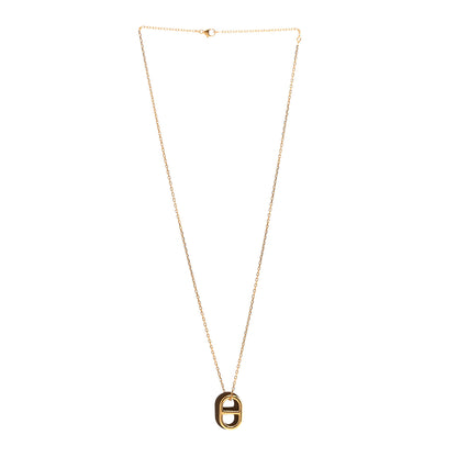 Hermes Swift O'Maillon Pendant Necklace Etoupe 3 of 7
