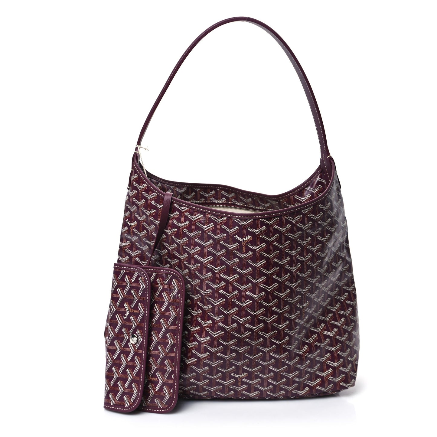 Goyardine Boheme Hobo Burgundy