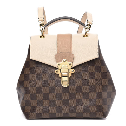 Louis Vuitton Damier Ebene Clapton Backpack Creme 1 of 8
