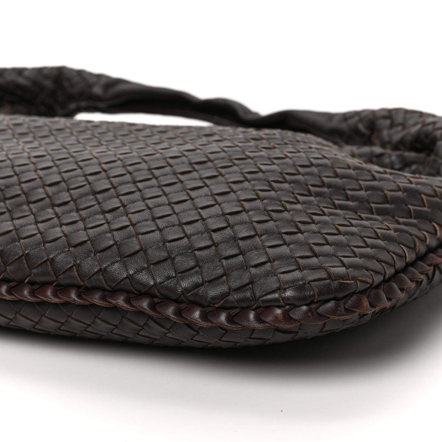 Bottega Veneta Nappa Intrecciato Large Veneta Hobo Ebano 10 of 11