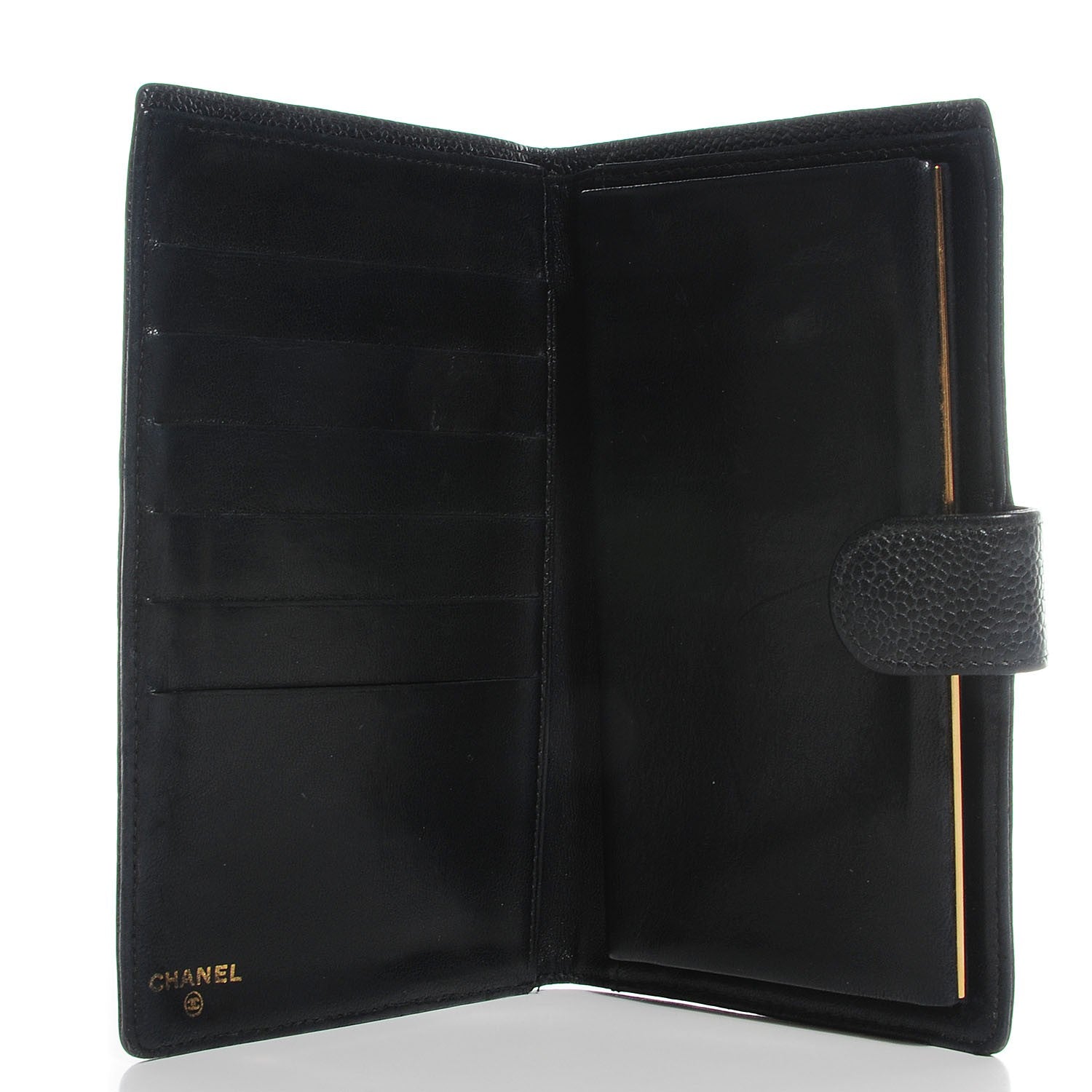 Chanel Caviar Timeless CC French Wallet Black 6 of 8