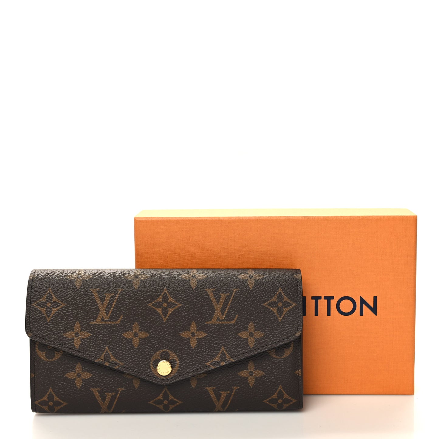 Monogram Sarah Wallet NM Coquelicot
