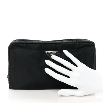 Prada Tessuto Nylon Vela Cosmetic Pouch Black 2 of 11