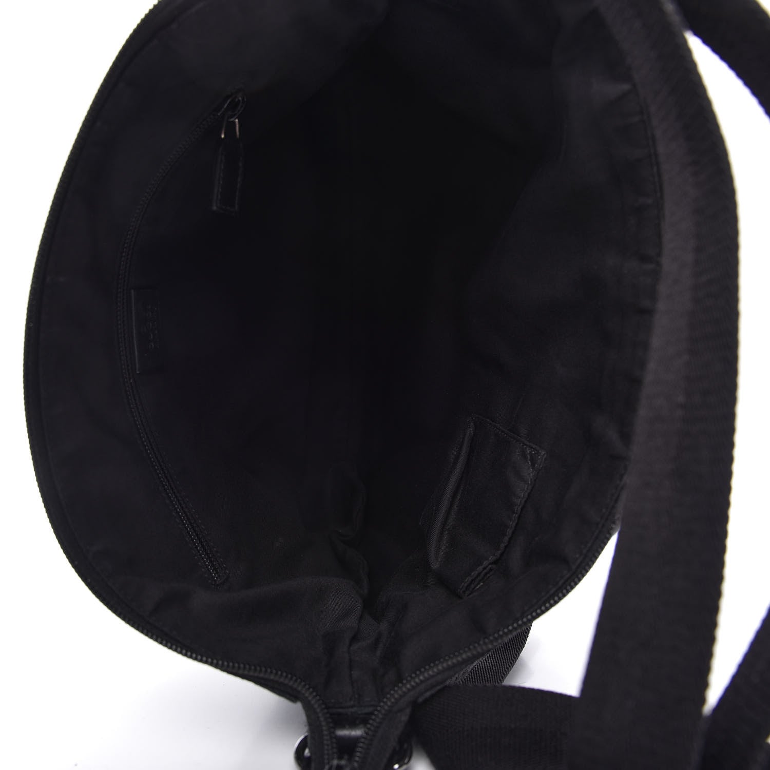 Gucci Monogram Perforated Calfskin Messenger Black 5 of 11