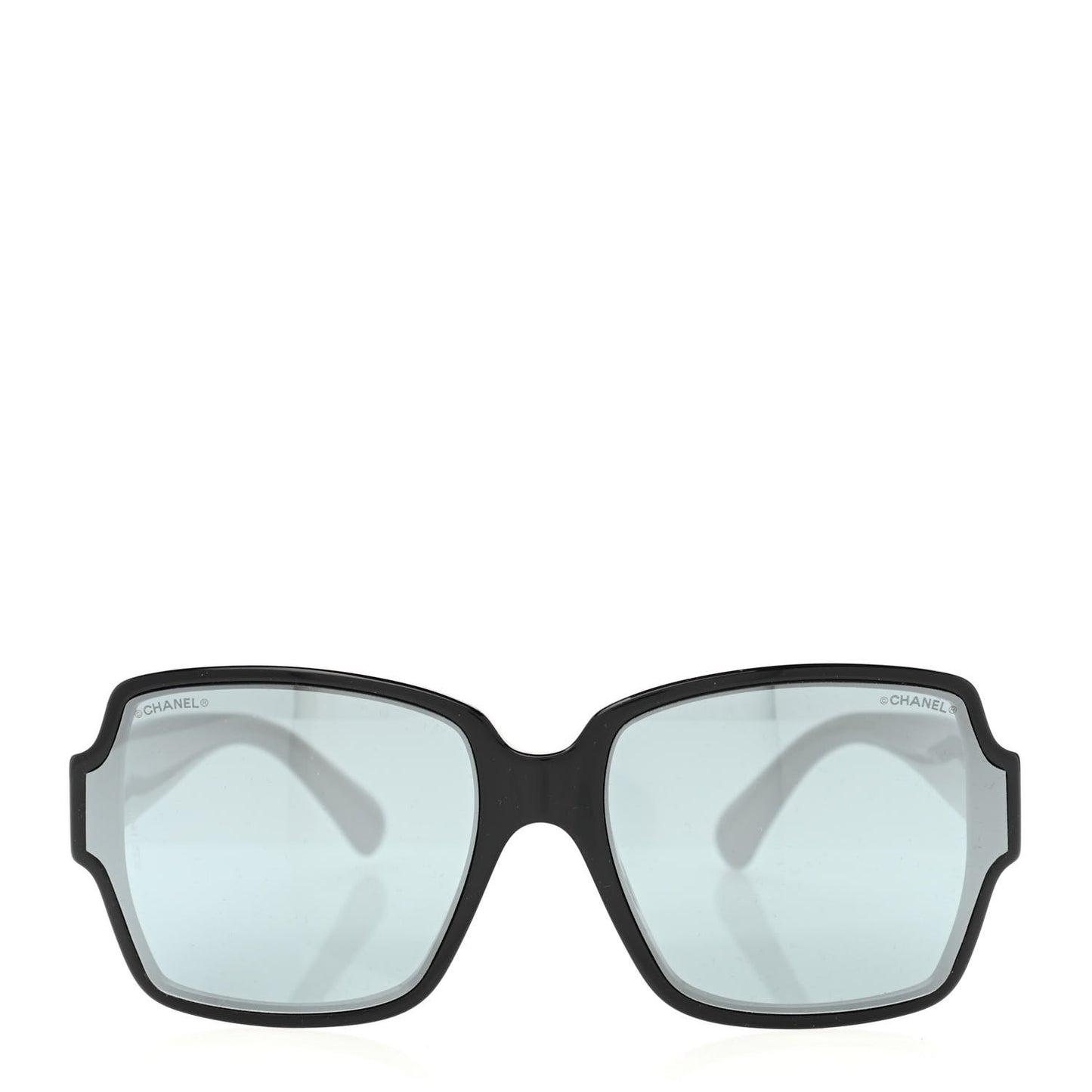 Acetate Square CC Sunglasses 5385 Black