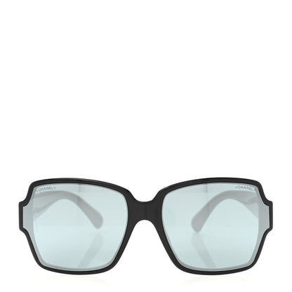 Chanel Acetate Square CC Sunglasses 5385 Black 2 of 8