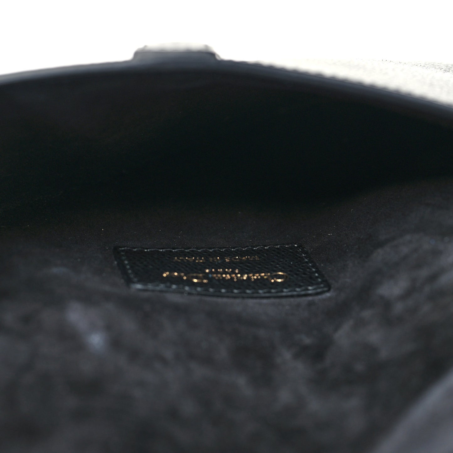 Calfskin Saddle Belt Bag Black
