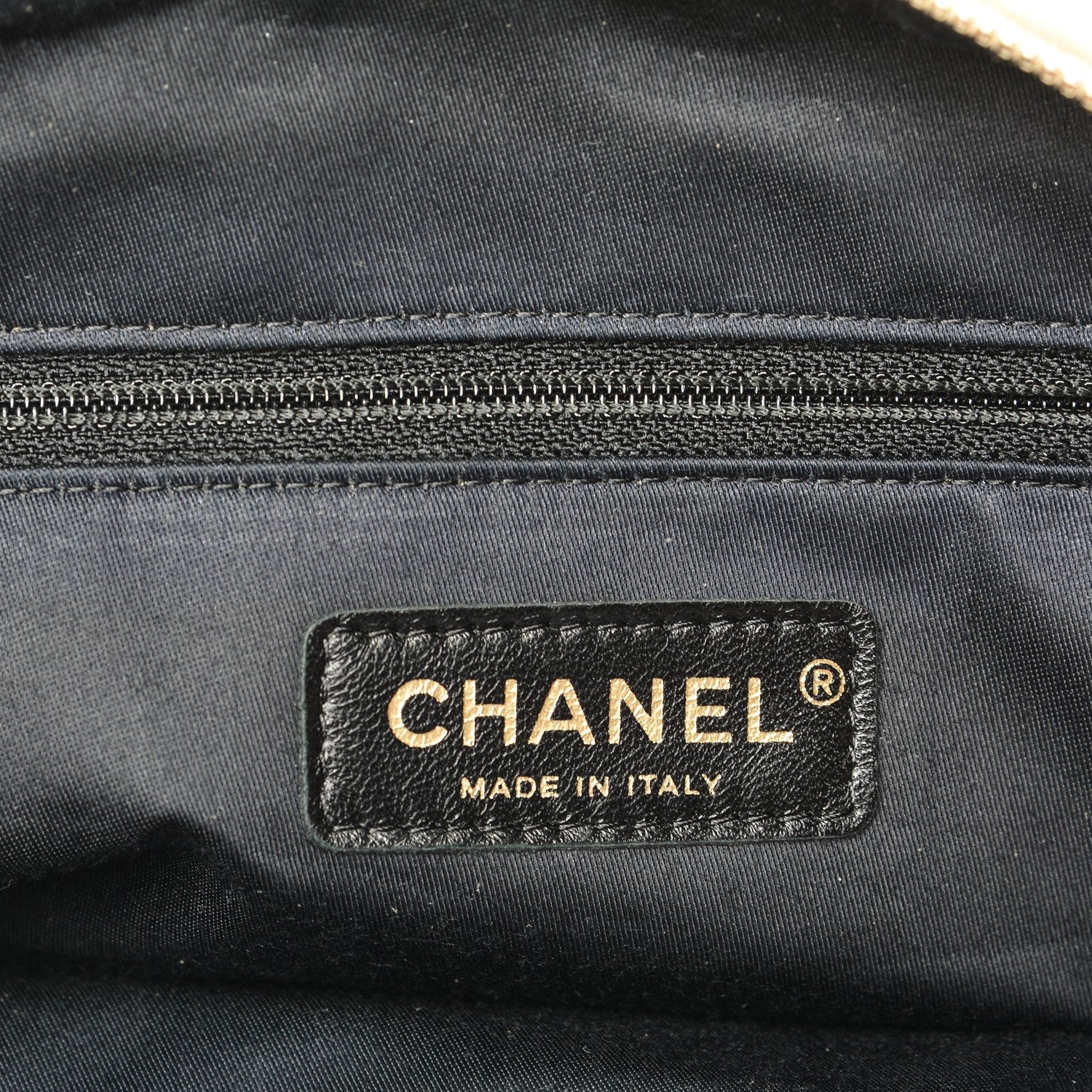 Chanel Suede Lambskin Large Girl Bag Beige Black 6 of 9