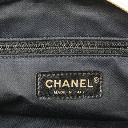 Chanel Suede Lambskin Large Girl Bag Beige Black 6 of 9