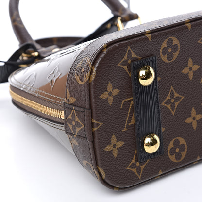 Louis Vuitton Vernis Epi Monogram Alma BB Champagne Metallise 7 of 8
