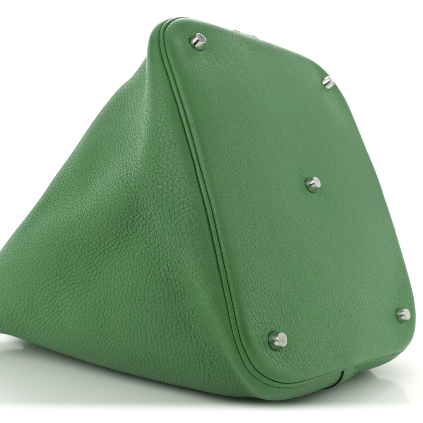 Taurillon Clemence Picotin Lock 26 GM Bamboo