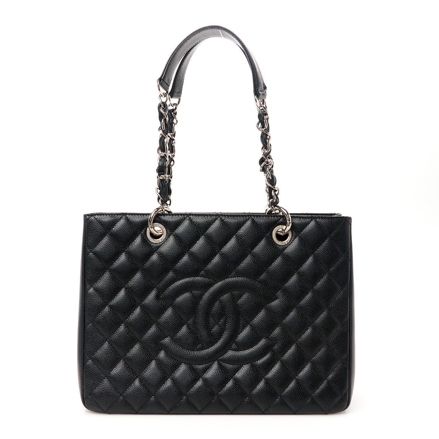 Chanel Caviar Quilted Grand Shopping Tote GST Black 1 of 11