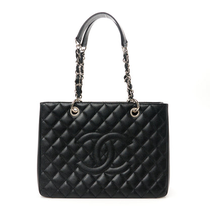 Chanel Caviar Quilted Grand Shopping Tote GST Black 1 of 11