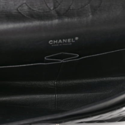 Chanel Patent Quilted Maxi Double Flap Black 5 of 10