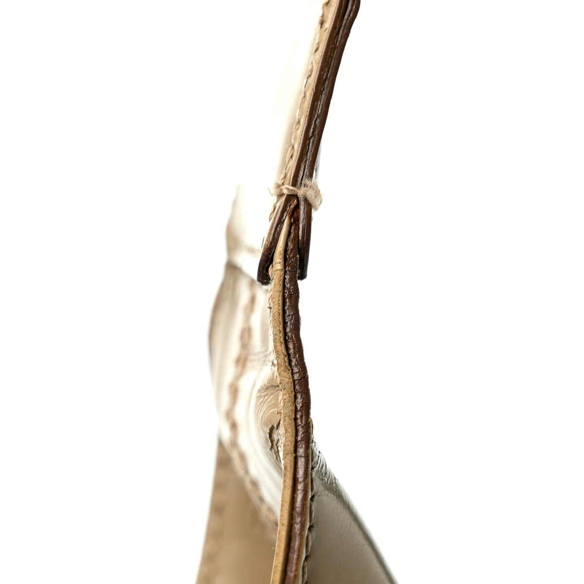 Salvatore Ferragamo Brushed Calfskin Gancini Hobo Beige 10 of 10