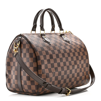 Louis Vuitton Damier Ebene Speedy Bandouliere 30 3 of 12