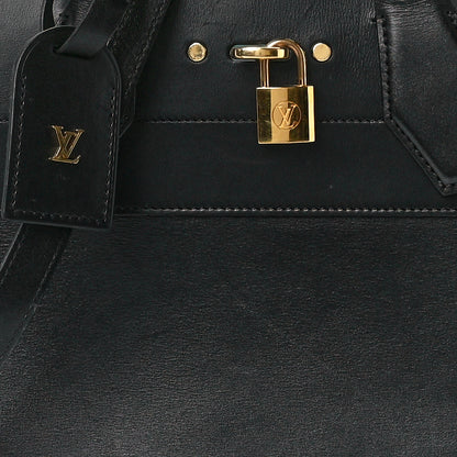 Louis Vuitton Calfskin City Steamer MM Black 8 of 13