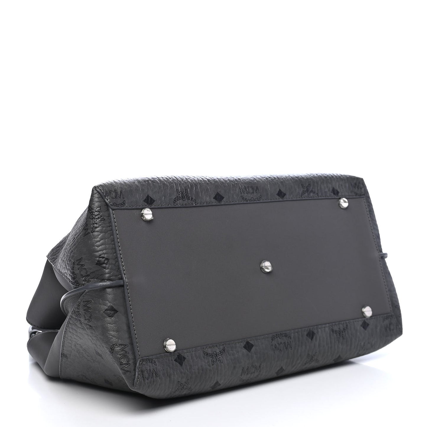 Calfskin Ottomar Monogram Large Essential Tote Phantom Grey