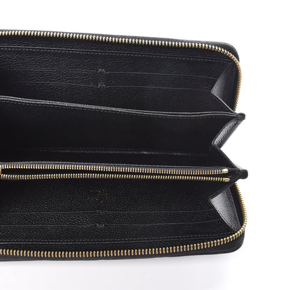 Louis Vuitton Empreinte Zippy Wallet Black 5 of 6