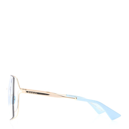 Gucci Metal Sunglasses GG0817S Gold 3 of 8