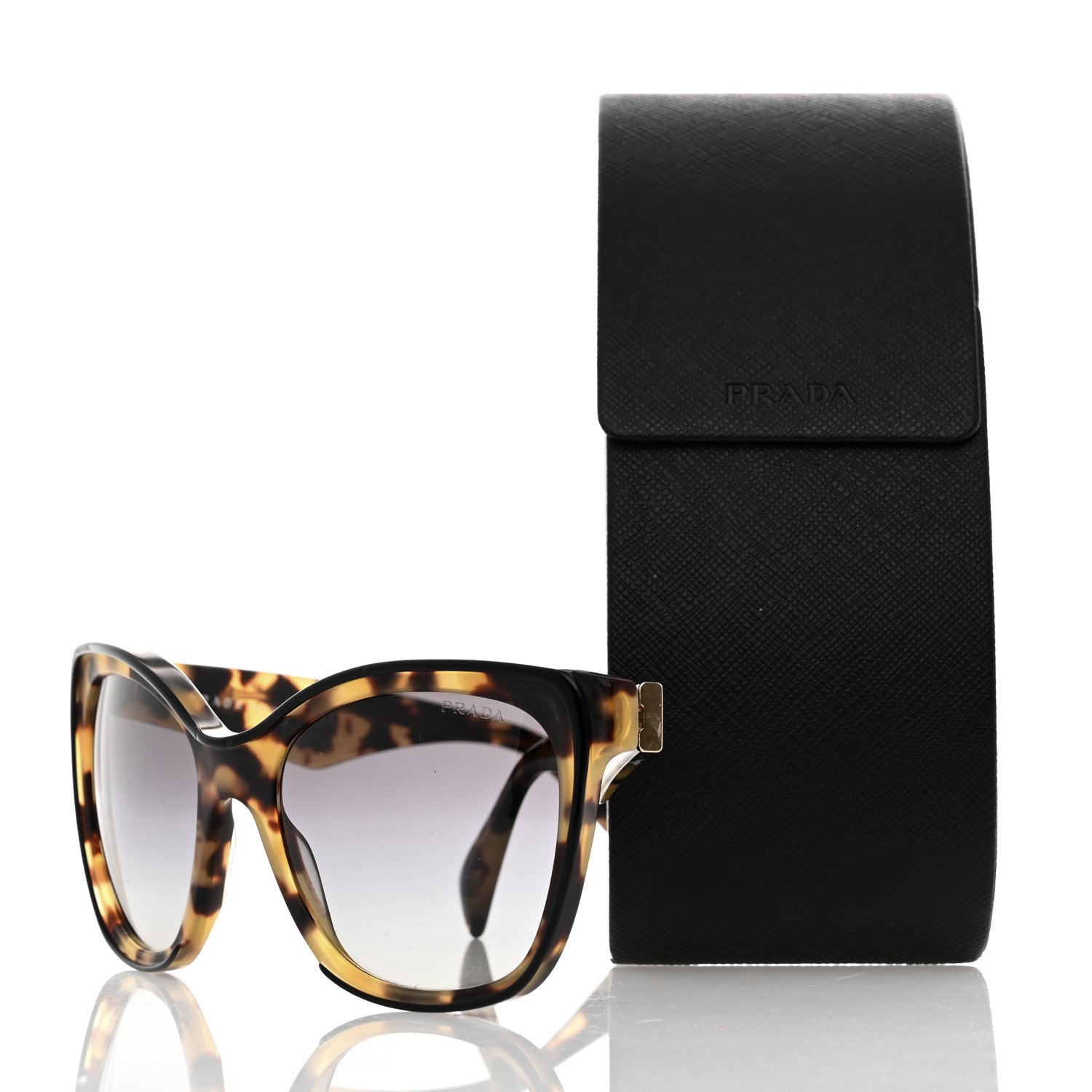 Prada Cat Eye Sunglasses SPR 20P Tortoise 8 of 8