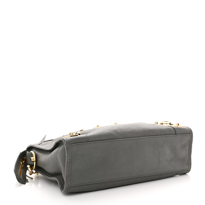 Balenciaga Chevre Gold Metallic Edge Hardware S City Gris Acier 5 of 13