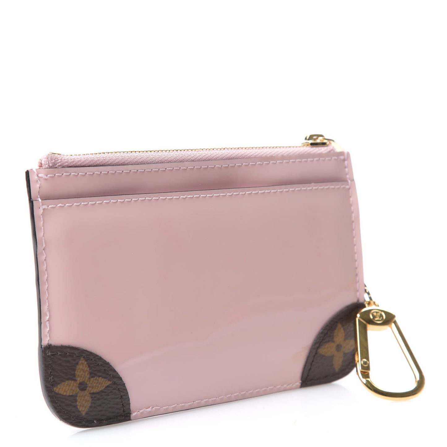 Patent Miroir Venice Key Pouch Rose Ballerine