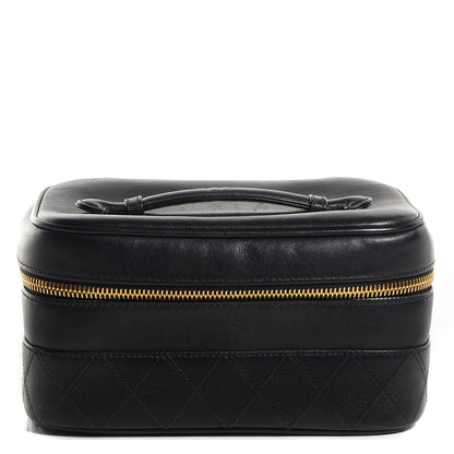 Chanel Lambskin Vanity Cosmetic Bag Black 1 of 8